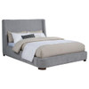 Rennes - Upholstered Wingback Platform Bed