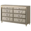 Lorient - 8-Drawer LED Bedroom Dresser Cabinet