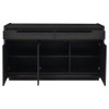 Leandro - 2-Drawer Dining Sideboard Server - Burnished Black
