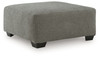 Clarington - Oversized Accent Ottoman - Greystone