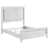 Marielle - Eastern King Headboard Panel Bed - Distressed White