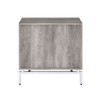 Cistus - Accent Table - Weathered Gray Oak & White