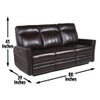 Coachella - Recliner Sofa - Brown