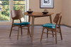 Oscar - Corner Table With 2 Cushion Chairs