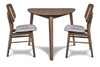 Oscar - Corner Table With 2 Cushion Chairs