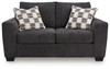 Loreo - Loveseat - Ebony