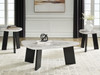 Lilyberg - Occasional Table Set (Set of 3) - Gray / Black