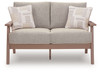 Grover Beach - Loveseat With Cushion - Driftwood