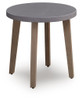 Harmony Headlands - Round End Table - Natural / Gray