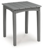 Cove Beach - Square End Table - Gray