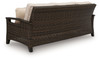 Monterey Point - Sofa With Cushion - Dark Brown