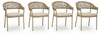Orchard Beach - Arm Chair With Cushion (Set of 4) - Beige