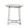 Lucinda - 24.5" End Table - Chrome