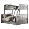 Haley II - Twin Over Full Bunk Bed With Storage