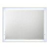 Esther - Mirror With LED - White / Silver