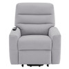 Freddie - Power Motion Recliner With Lift - Gray
