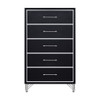Ava - 5 Drawer Chest - Ebony