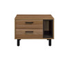 Trolgar - Accent Table - Brown Oak & Black