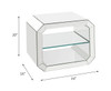 Dominic - 20" Accent Table - Mirrored