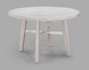 Blanche - Round Dining Table - Antique White