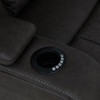 Wendell - Power Motion Recliner With Storage, USB & LED - Dark Gray