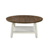 Flaherty - 3 Piece Occasional Set (1 Coffee & 2 End Tables) - Brown / White