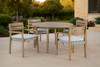 Arden - Round Patio Dining Table - Natural