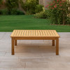 Bristol - Bay Slatted Wood Table