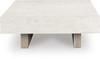 COSSETTE Cement-Look 42" x 42" Coffee Table