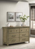 Hazlewood - 6-Drawer Bedroom Dresser Cabinet