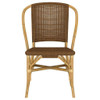 Lexley - Woven Rattan Dining Side Chair (Set of 2) - Brown