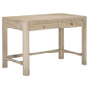 Solano - 2-Drawer Makeup Table Vanity Desk - Weathered Mango
