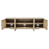 Kailani - 79" 4-door Cane TV Stand Media Console - Beige Oak