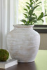 HILOUX Distressed White 10" x 12" Height Vase