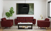 CAMBIANO Red 62" Wide x 36" Height Loveseat