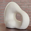 PENSACOLA Sanded Off-White 13" x 11" Height Sculpture