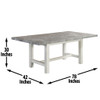 Canova - Marble Top Dining Table - Gray