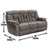 Bogata - Recliner Sofa - Dark Gray