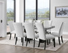 Camila - Rectangular Dining Set - Gray Top