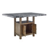 Grayson - Counter Height Set With Gray Top Table