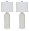Vauville - Poly Table Lamp (Set of 2) - White
