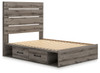 Graystorm - Panel Storage Bed