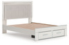 Zuraleus - Upholstered Panel Platform Storage Bed