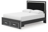 Zuraleus - Upholstered Panel Platform Storage Bed