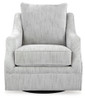 Gubbins - Swivel Accent Chair - Gray