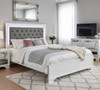 KRISTAL White 59" Height Bed with LED Lights