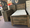 BENNI Twin Brown Bedroom Set 