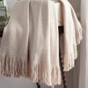 SEALAND Cream 50" x 60" Decorative Throw