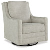Kambria - Swivel Glider Accent Chair - Fog