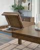 Marxmore - Rectangular Dining Room Butterfly Extension Table - Brown